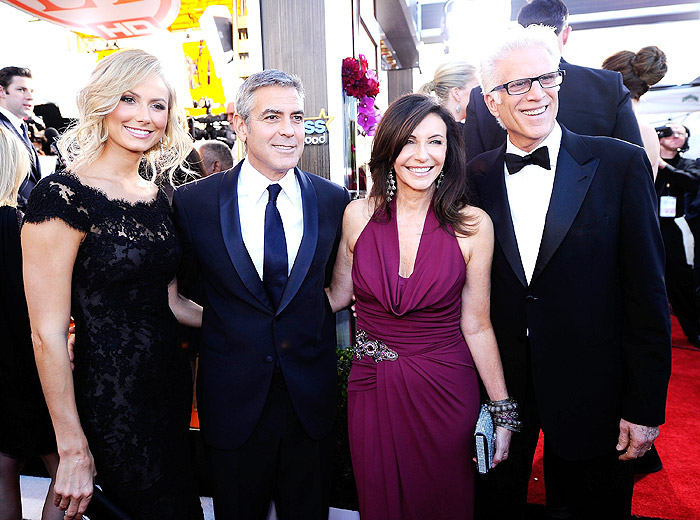 Stacy Keibler, George Clooney, Mary Steenburgen, Ted Danson