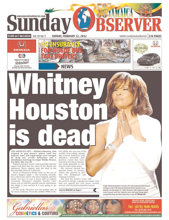 Jamaica Observer - Kingston - Jamaica