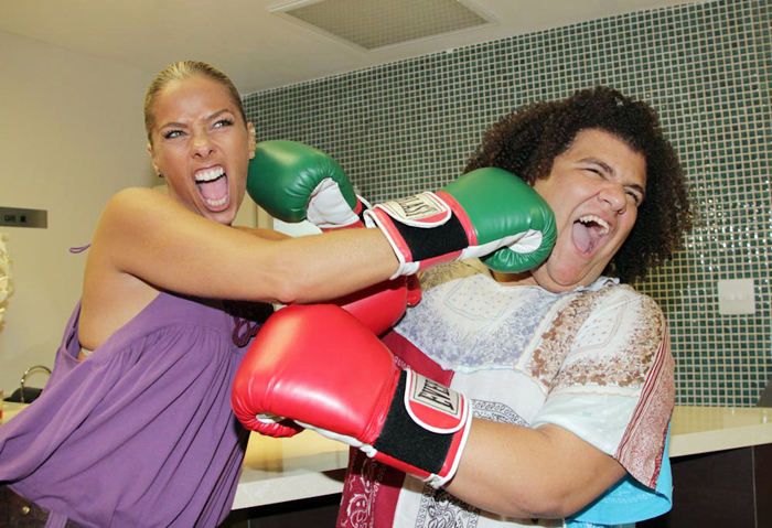 Adriane Galisteu e Vinícius Gomez