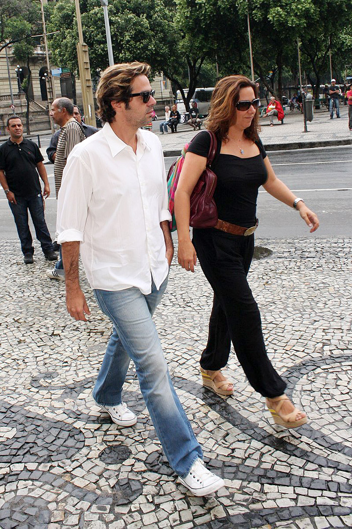 Bruno Mazzeo e a ex-mulher Renata Castro Barbosa