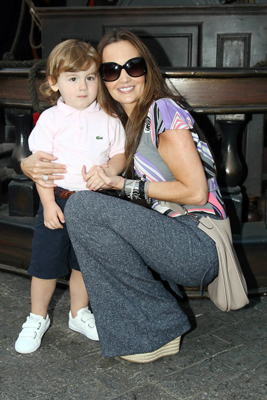 Emerson Fittipaldi comemora aniversário do filho, em São Paulo