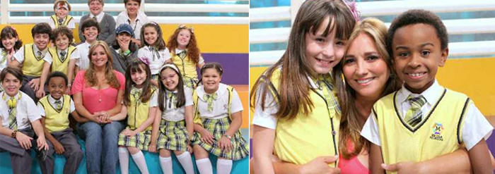 Professora Helena se emociona com crianças de Carrossel do SBT