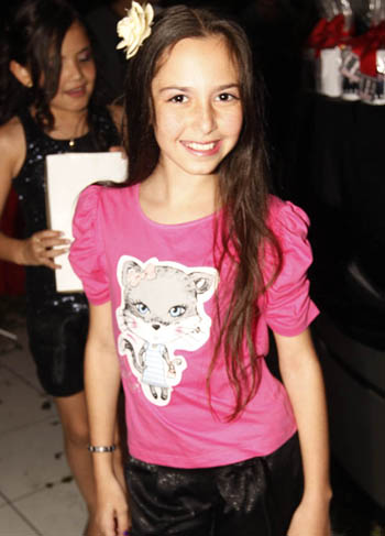 Kiane Porfírio na festa de Stefany Vaz