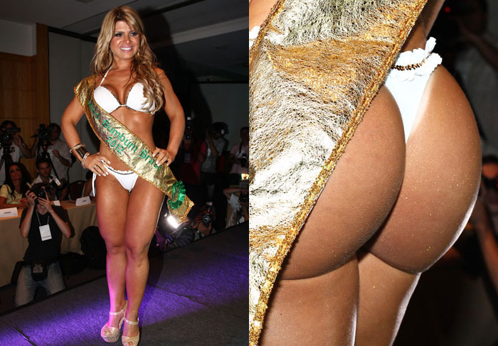 Carine Felizardo é eleita a Miss Bumbum 2012