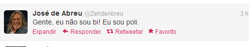 Após revelar ser bi, José de Abreu diz que é "polissexual"