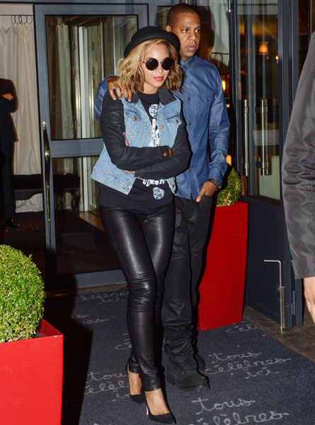 Beyoncé e Jay-Z curtem jantar romântico em Paris