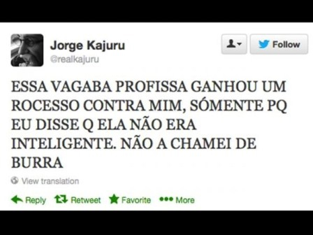Nas redes sociais, Jorge Kajuru xinga Luciana Gimenez de vagaba profissa’