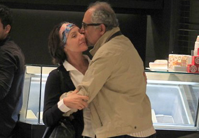 Cássia Kiss Magro e o marido