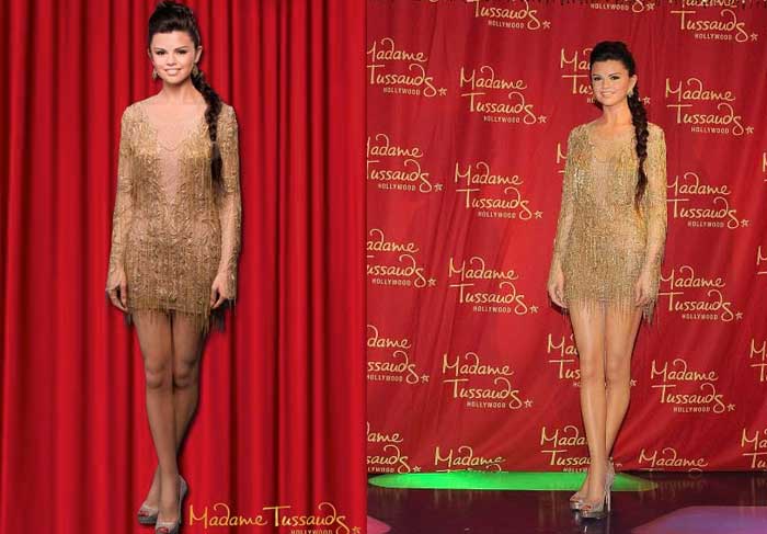 Selena Gomez é imortalizada em estátua de cera do museu de Madame Tussauds 