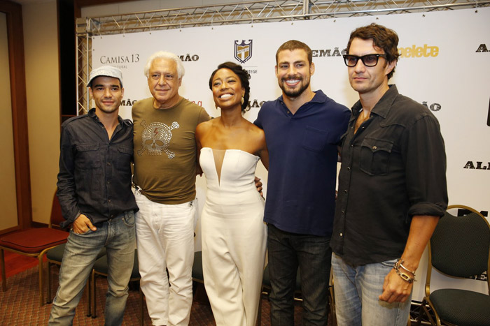 Em coletiva, Antonio Fagundes e Cauã Reymond falam sobre o filme Alemão, no Rio