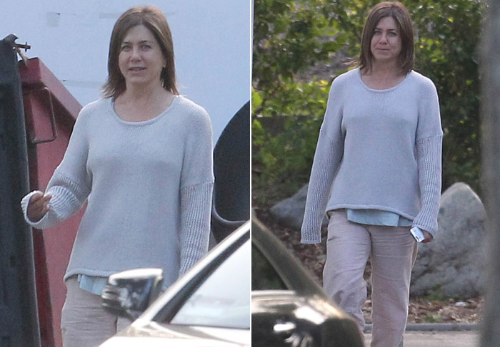 Jennifer Aniston muda o visual de seus cabelos mais uma vez