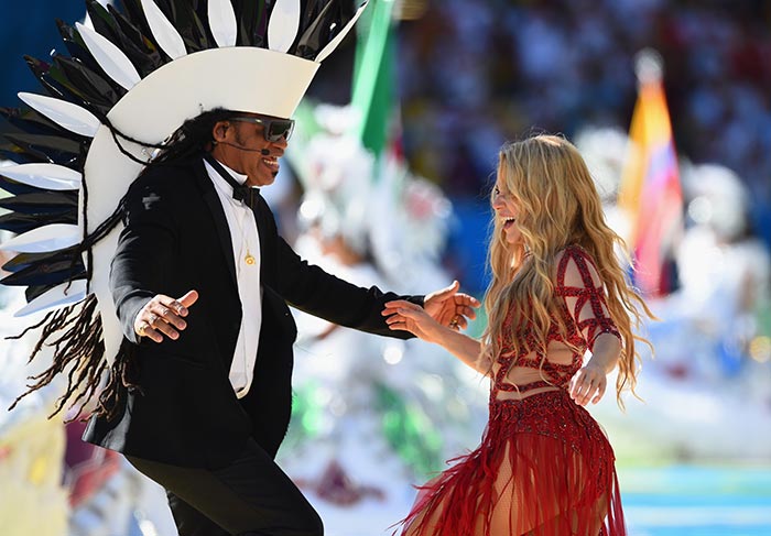 Shakira e Carlinhos Brown