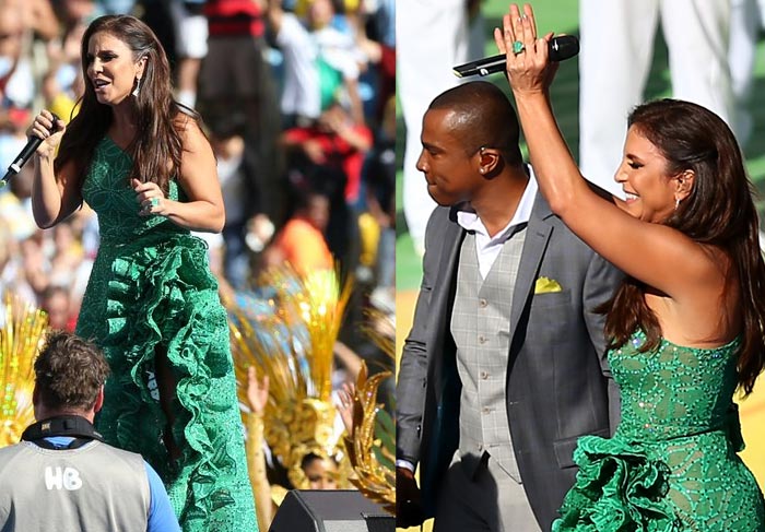 Shakira e Ivete Sangalo brilham no show de encerramento da Copa