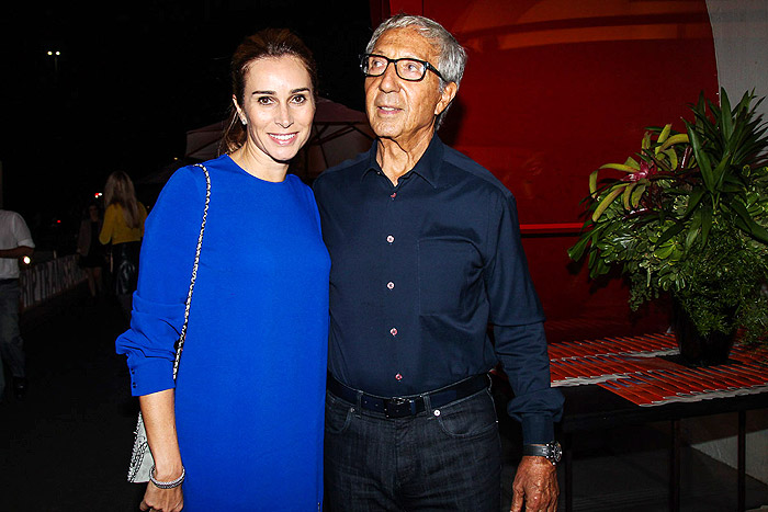 Abílio Diniz e a esposa