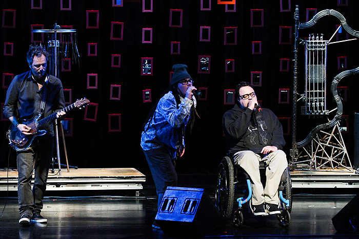 Marcelo Yuka canta na Premiação Trip Transformadores, em São Paulo