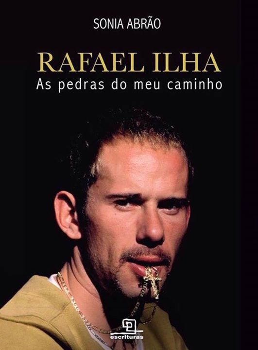 Pela primeira vez, Rafael Ilha mostra capa de sua biografia