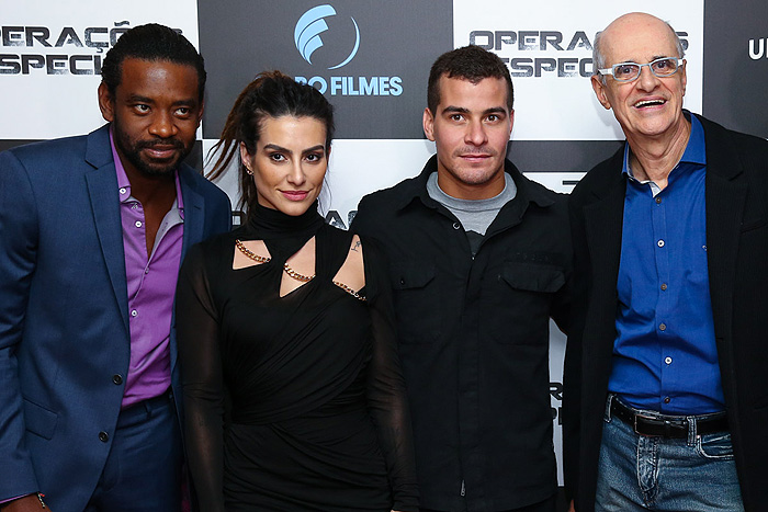 Fabrício Boliveira, Cléo Pires, Thiago Martins e Marcos Caruso