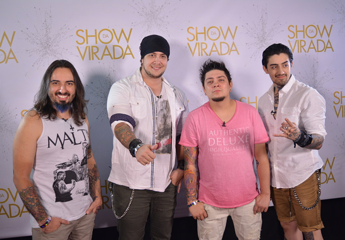 A gravação do Show da Virada 2015 aconteceu na noite de quarta-feira (26)