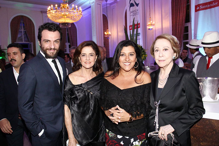 Rodrigo Lombardi, Marieta Severo, Regina Casé e Fernanda Montenegro