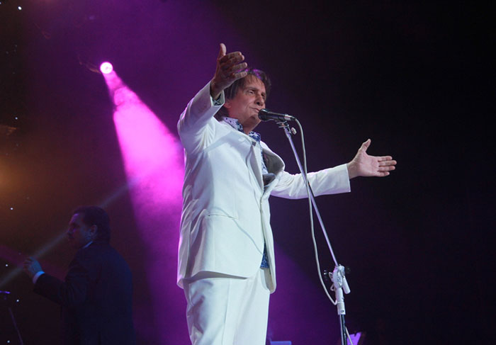 Roberto Carlos realizou show na noite desta quinta-feira (3) no Rio de Janeiro