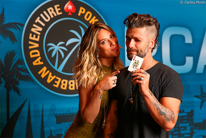 Giovanna Ewbank e Bruno Gagliasso se jogam no poker