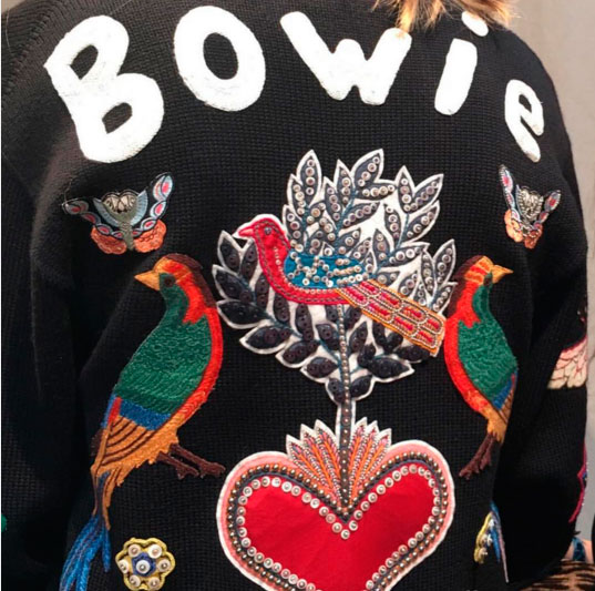 Iman Abdulmajid homenageia o marido, David Bowie