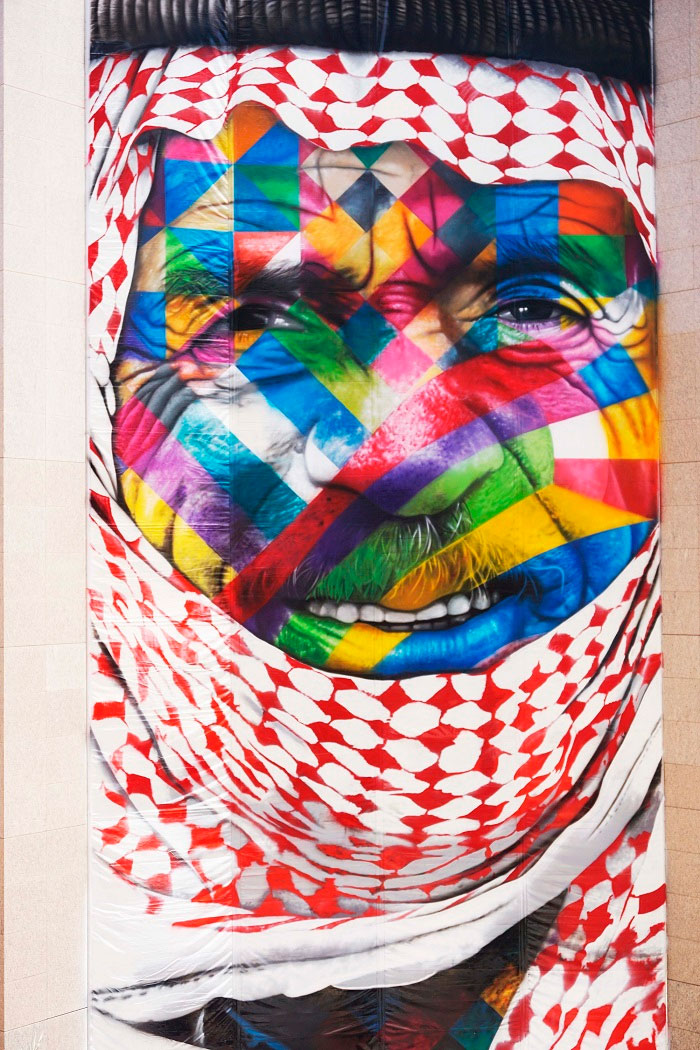 Fernando Kobra termina mural em Dubai. Veja!