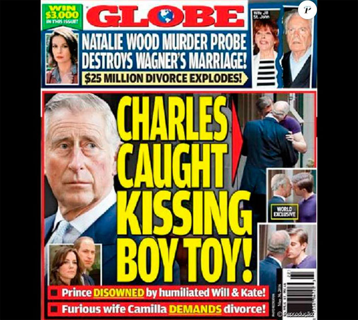  Suposto beijo de Príncipe Charles em outro homem gera boatos