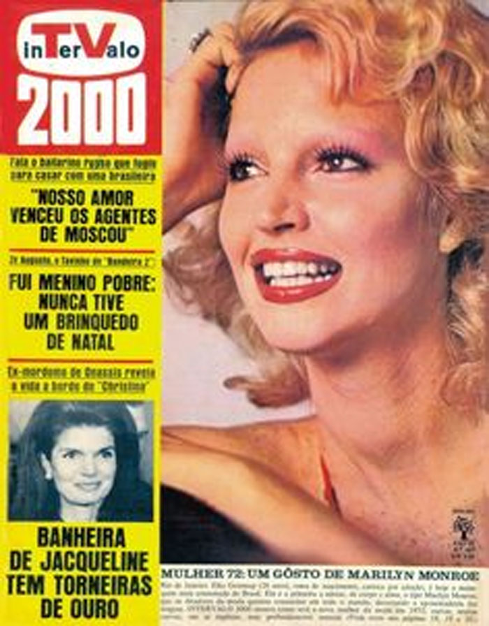 Capa da revista TV Intervalo (1972)
