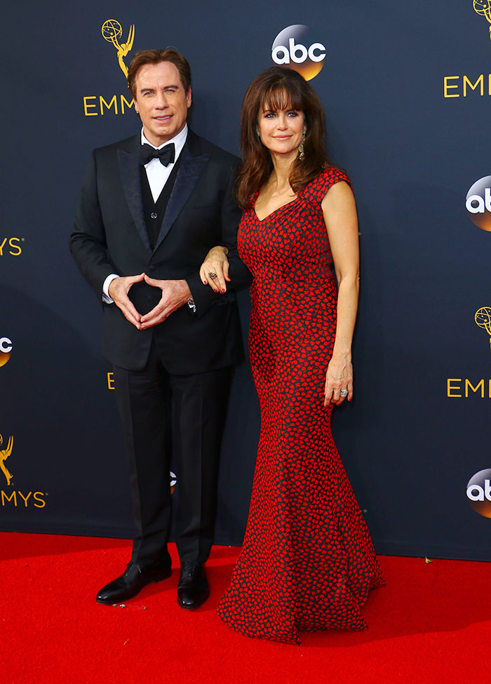 John Travolta e a esposa, Kelly Preston