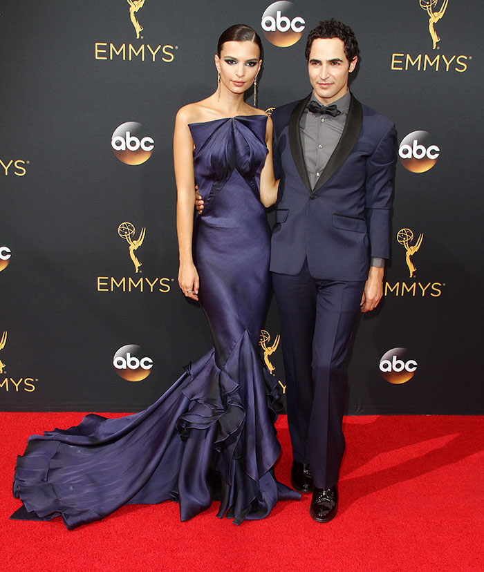 Emily Ratajkowski e o estilista Zac Pose