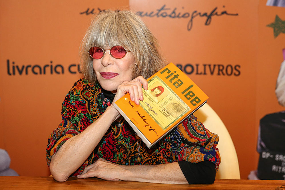 Rita Lee lança autobiografia em São