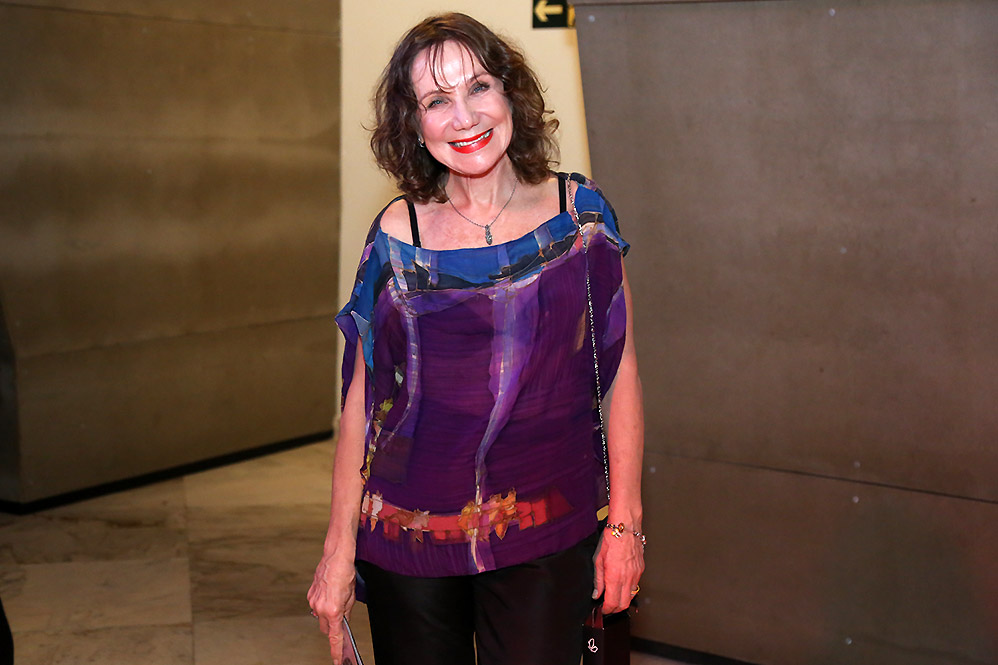 Famosos na sessão para convidados do espetáculo Vamp, no Rio