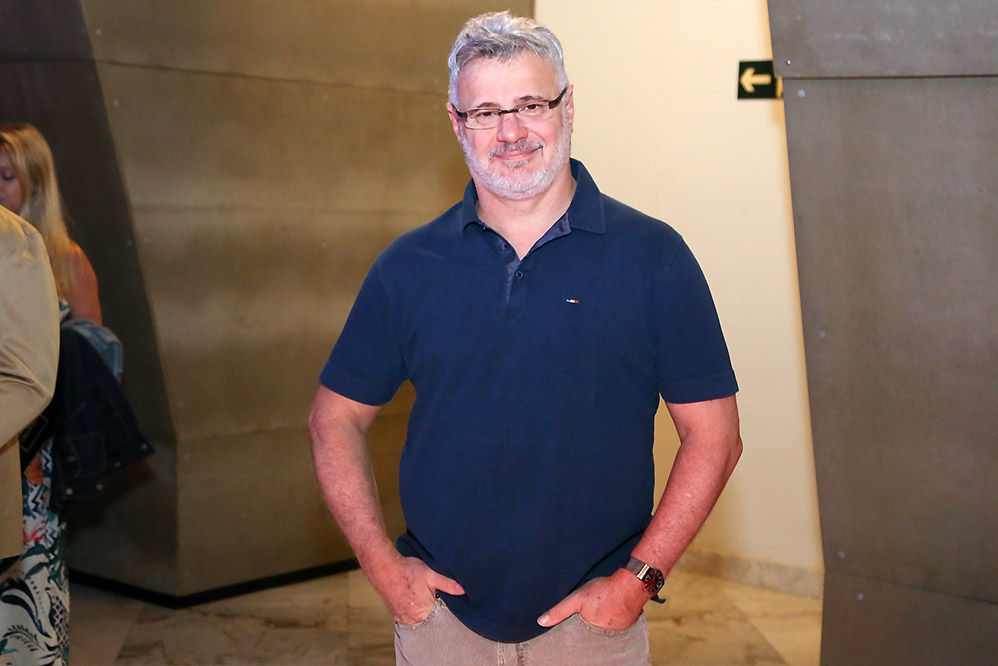 Famosos na sessão para convidados do espetáculo Vamp, no Rio