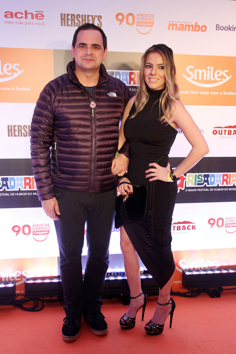 Márvio Lúcio e a esposa, Paola Machado