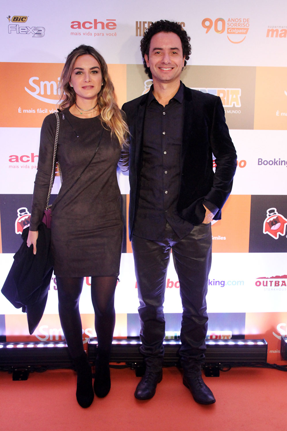 Marco Luque e a esposa