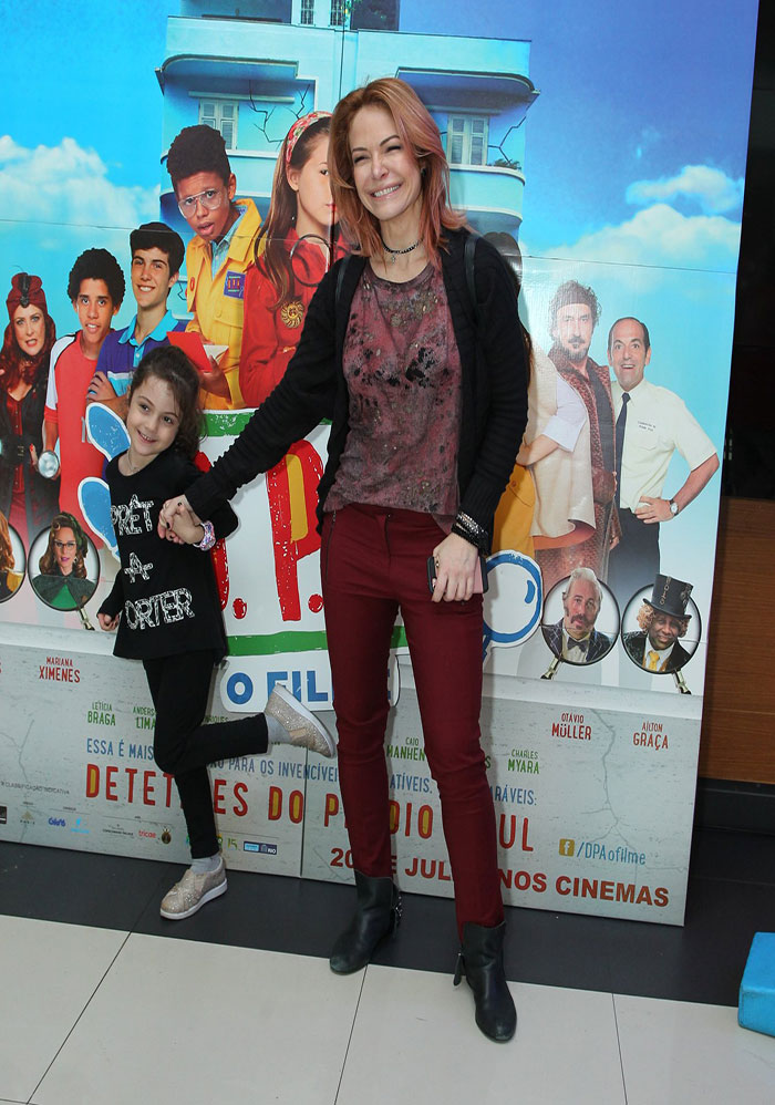 Babi Xavier com a filha, Cinthia