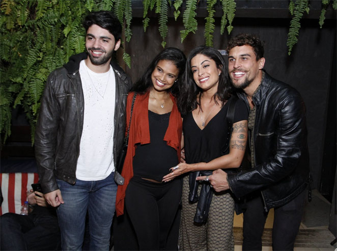 Aline Dias, Rafael Cupello, Aline Riscado e Felipe Roque