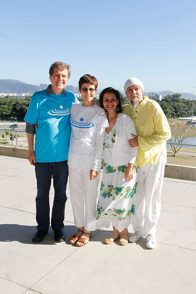 Cássia Kis Magro e Beto Simas apoiam o Global Light of Peace