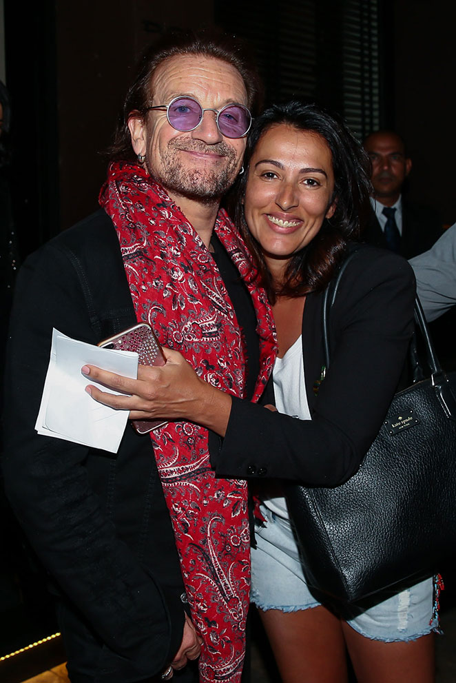 Bono e The Edge jantam com Noel Gallegher, em São Paulo