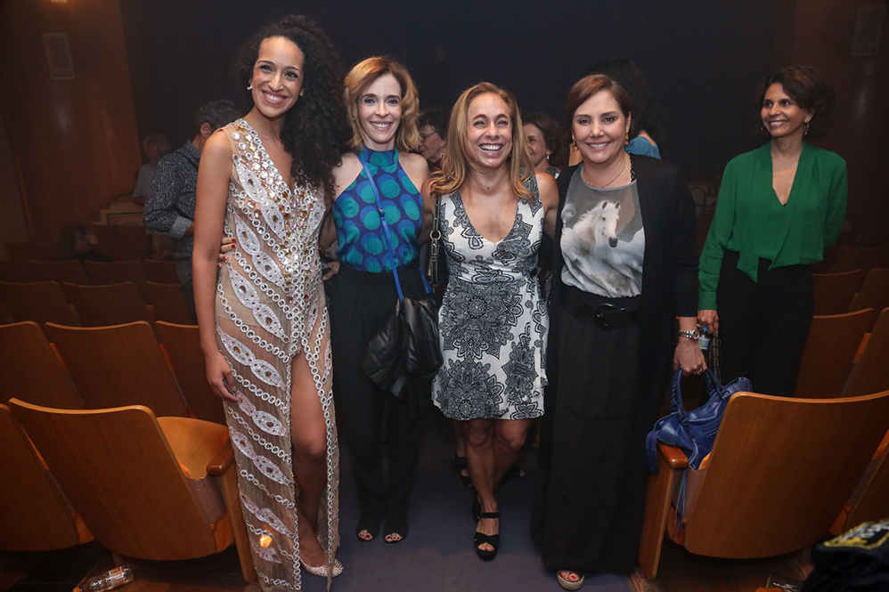 Aline Deluna, Deborah Evelyn, Cissa Guimarães e Heloísa Perissé
