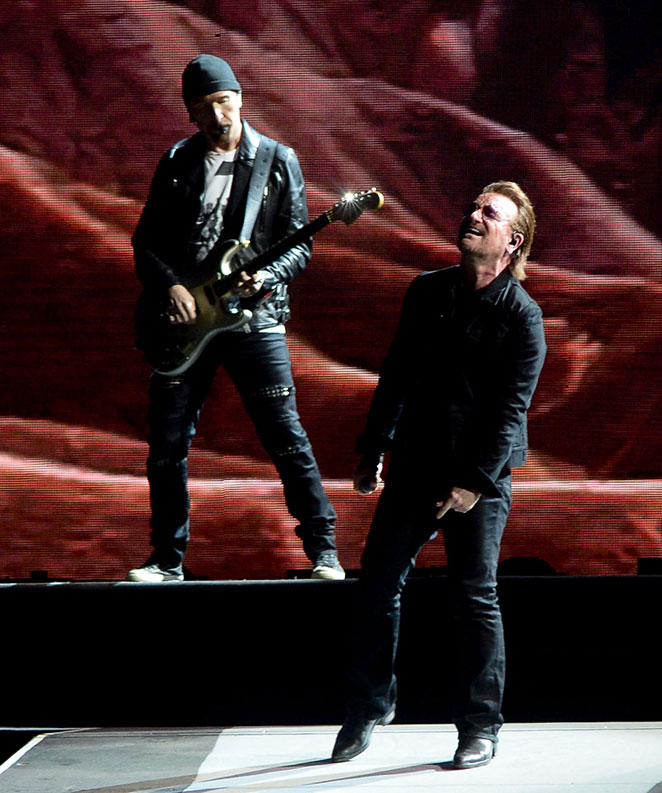 U2 levanta o público com os maiores sucessos em São Paulo