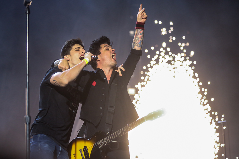  Famosos curtem show do Green Day no Rio