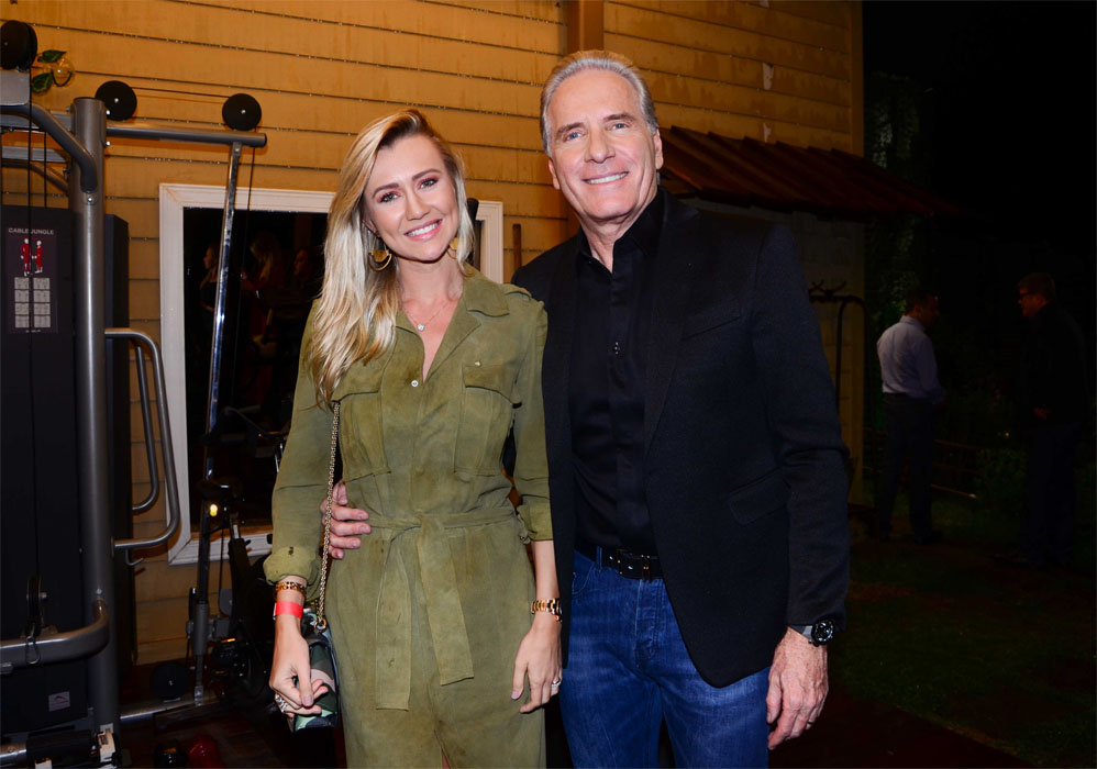 Ana Paula Siebert e Roberto Justus