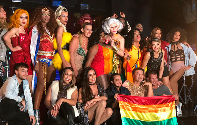 Elenco contou com grandes personalidades LGBT para abrilhantar o momento