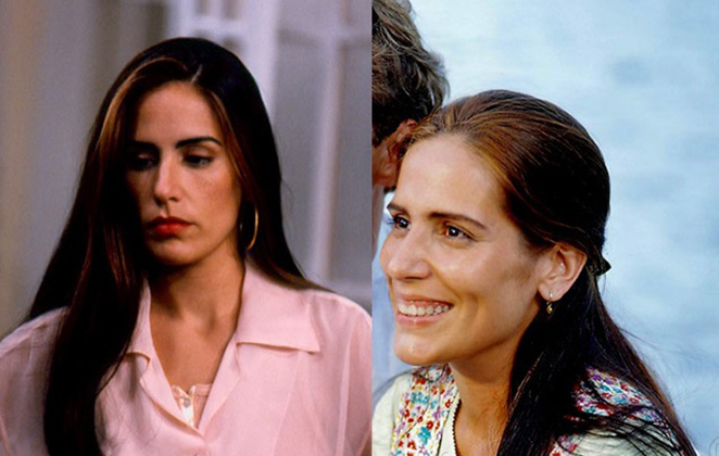 Raquel/Ruth (Glória Pires) em Mulheres de Areia