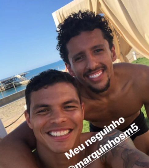Marquinhos, companheiro de zaga de Thiago, no PSG, irá para sua primeira Copa do Mundo