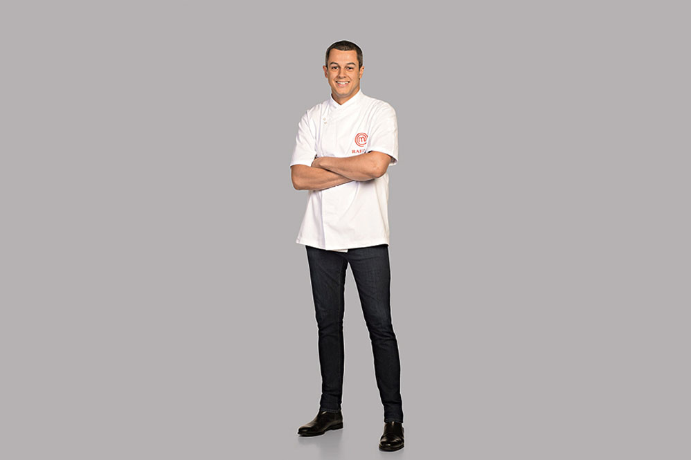 Rafael tem 35 anos, é chef proprietário e nasceu em Niterói/RJ