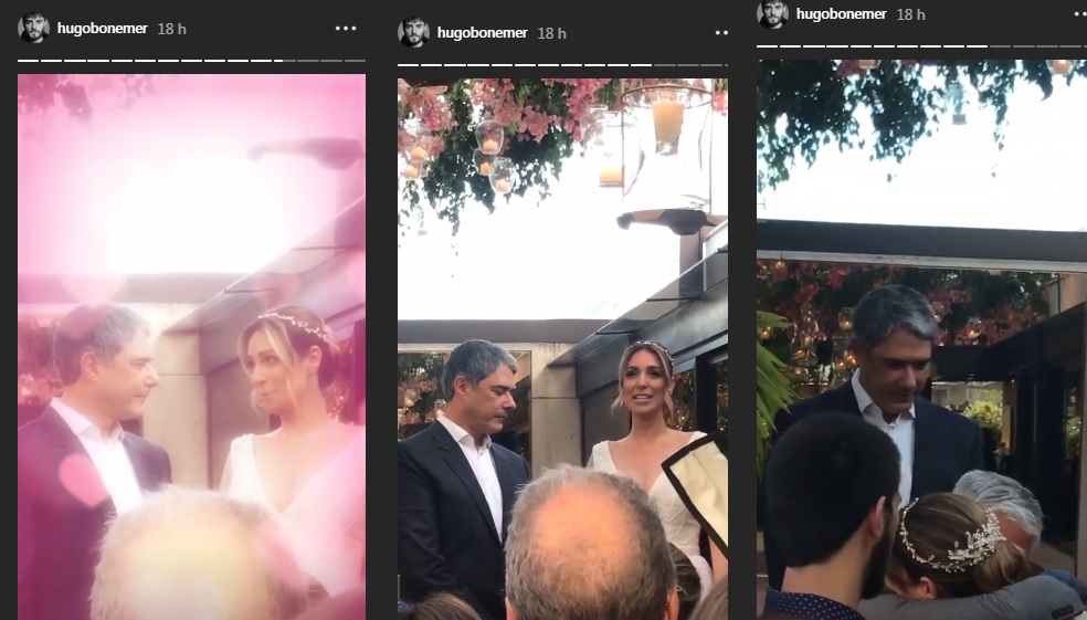 Bonner se casa pela segunda vez com Natasha Dantas em cerimônia, no Rio de Janeiro