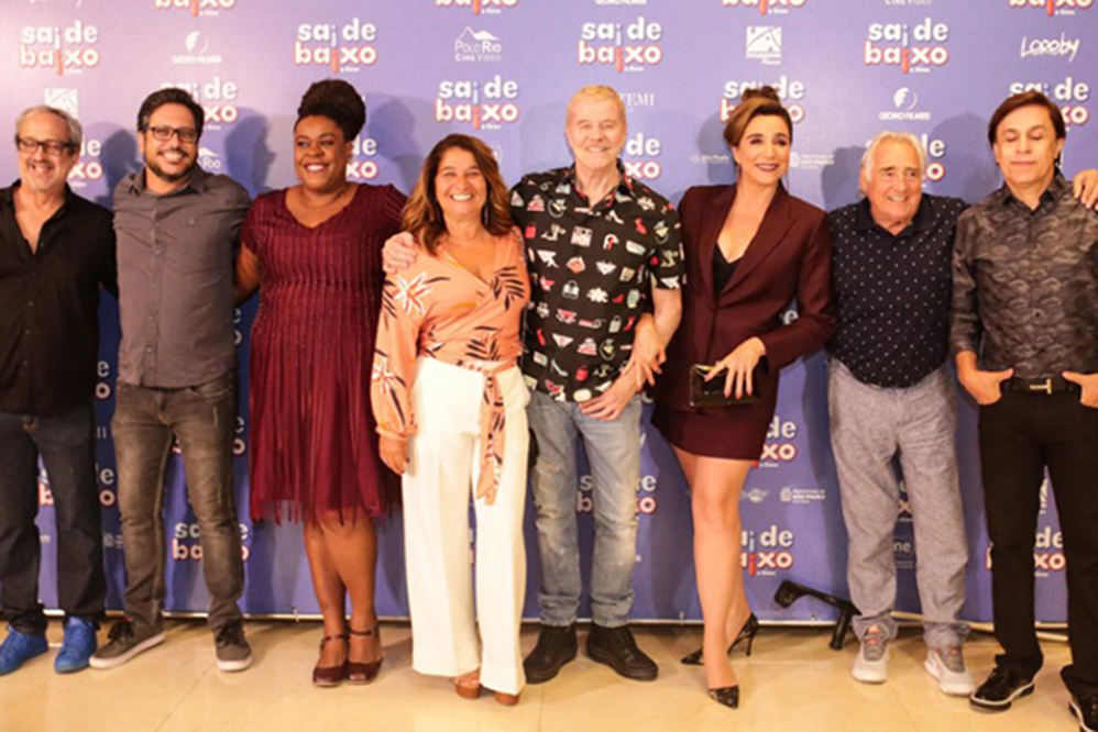  Elenco de Sai de Baixo comparece em pré-estreia em São Paulo